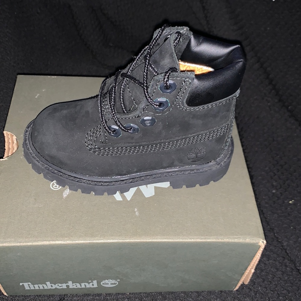 Timberland waterproof black boot size 6C